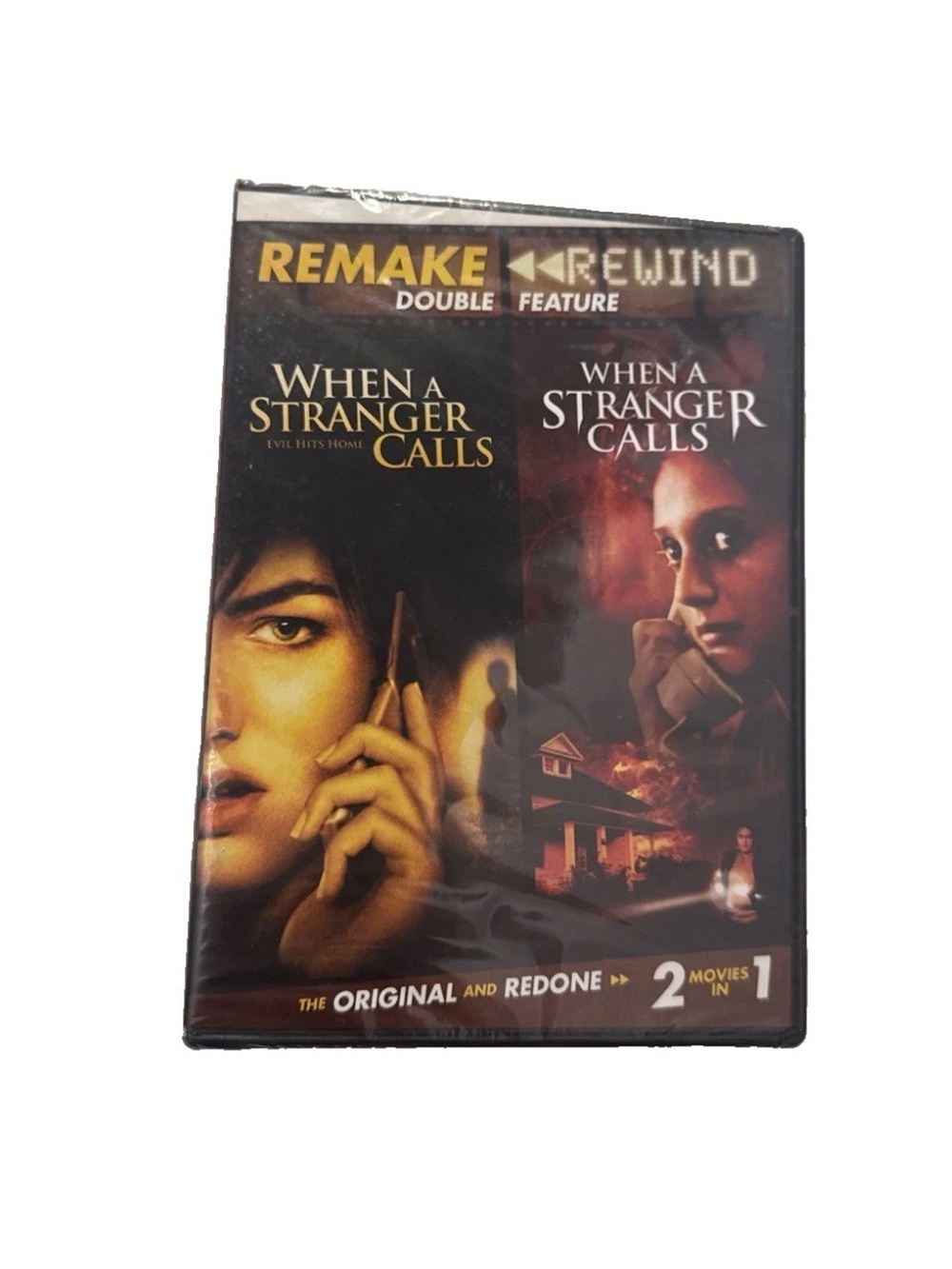 DOUBLE FEATURE WHEN A STRANGER CALLS ORIGINAL & REDONE DVD MOVIES Brand New
